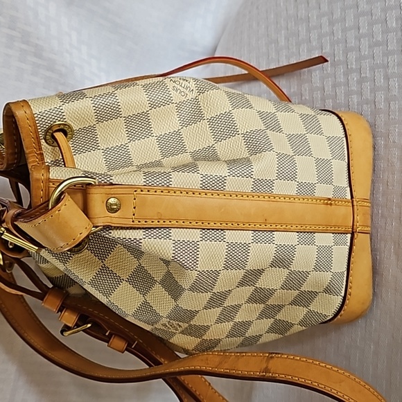 AUTHENTIC LOUIS VUITTON DAMIER AZUR NOÉ BB - Picture 9 of 16